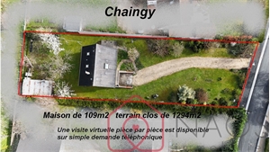 maison à la vente -   45380  CHAINGY, surface 109 m2 vente maison - NAO8141964